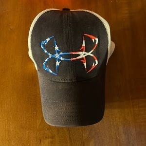 American flag trucker hat